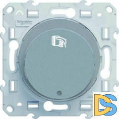 Выключатель карточный для гостиниц, Алюминий, серия Odace, Schneider Electric