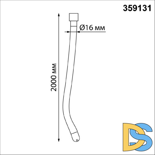 Светодиодный гибкий неон Novotech Ramo 170-265В 25Вт 4000K 2м IP20 359131