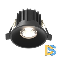 Встраиваемый светильник Maytoni Round DL058-12W-DTW-B