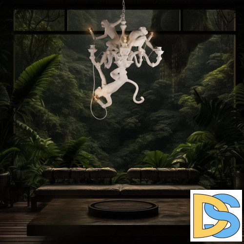 Подвесная люстра Loft IT Monkey 10314 White