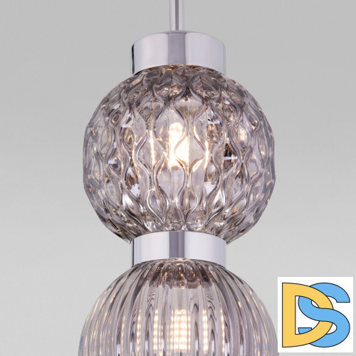 Подвесной светильник Eurosvet Plaza 50186/2 хром