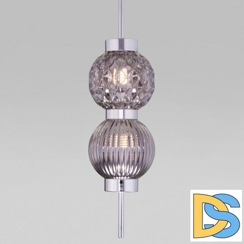 Подвесной светильник Eurosvet Plaza 50186/2 хром