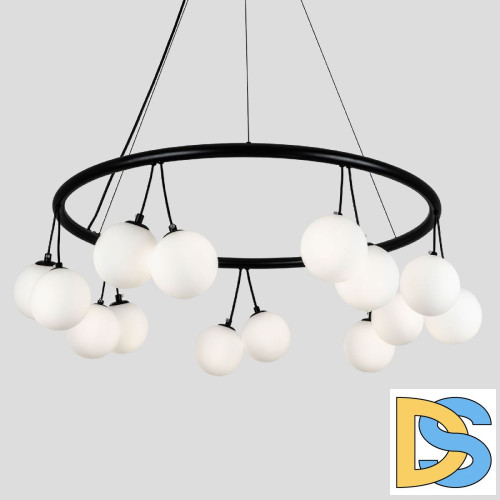 Подвесная люстра Modestyle MS.6120.14 BK