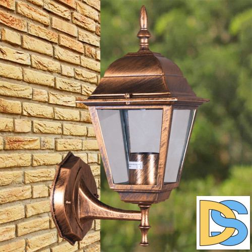 Уличный настенный светильник Reluce 08242-0.2-001W BKG