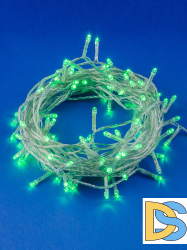 Светодиодная гирлянда (UL-00007198) Uniel 220V зеленый ULD-S1000-100/DTA Green IP20