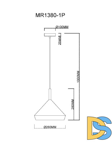 Подвесной светильник MyFar Adele MR1380-1P