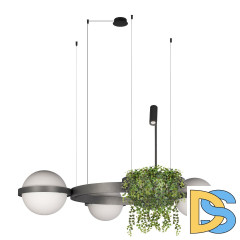 Подвесная люстра Loft IT Jardin 10121/3 Dark grey