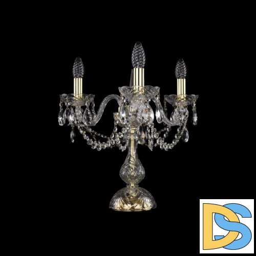 Настольная лампа Bohemia Ivele Crystal 1402L/3/141-39 G