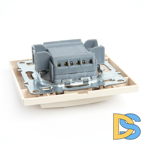 Переключатель перекрестный 1-клавишный Stekker Эрна 39926