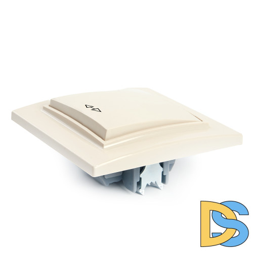 Переключатель перекрестный 1-клавишный Stekker Эрна 39926