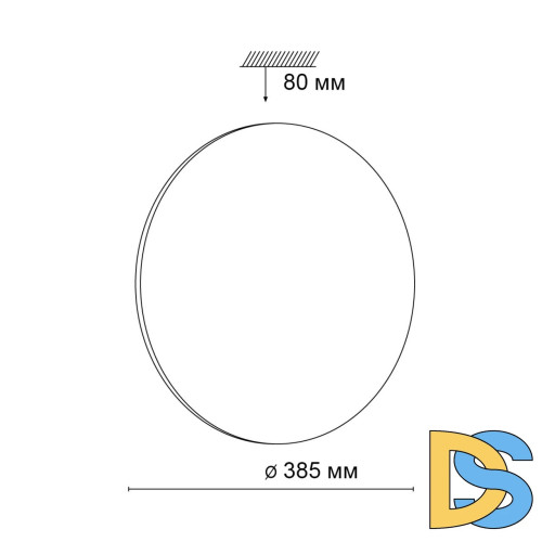 Настенно-потолочный светильник Sonex Lassa 3043/DL