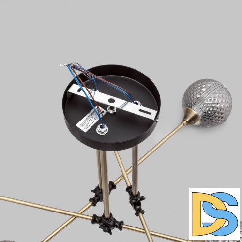 Потолочная люстра IMEX MD.5299-6-S-AB+BK