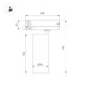 Трековый трехфазный светильник Arlight LGD-GERA-4TR-R74-20W Day4000 (WH, 36 deg, 230V) 055156