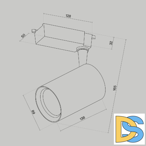 Трековый светильник Maytoni Technical Vuoro TR003-1-15W3K-M-W