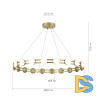 Подвесная люстра ST Luce Monro SL6610.203.20