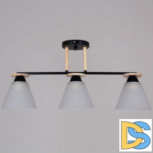 Потолочный светильник Reluce 11630-0.3-03 BK+WOOD