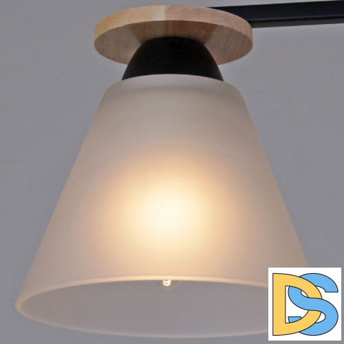 Потолочный светильник Reluce 11630-0.3-03 BK+WOOD