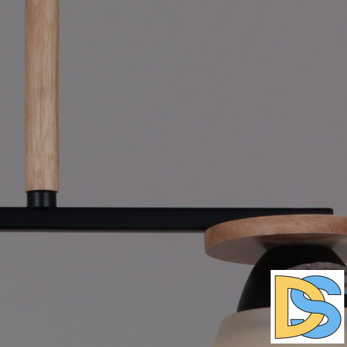 Потолочный светильник Reluce 11630-0.3-03 BK+WOOD