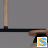 Потолочный светильник Reluce 11630-0.3-03 BK+WOOD