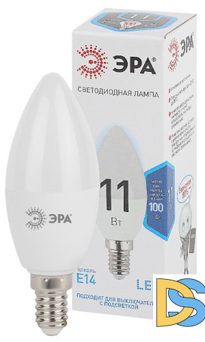 Лампа светодиодная Эра E14 11W 4000K LED B35-11W-840-E14 Б0032982
