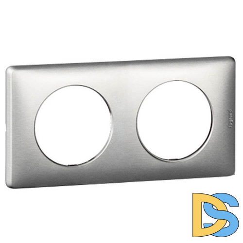 Рамка 2-постовая Legrand Celiane титан 068902