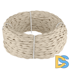 Ретро кабель витой Werkel 3х2,5 (песочный) 20 м W6453346