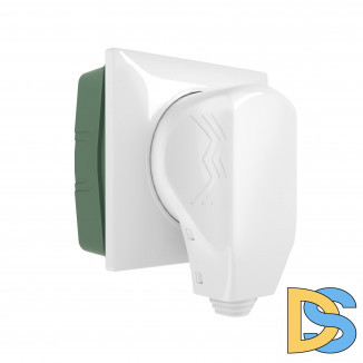 Розетка с вилкой для электроплиты 32А 250В (белый) W1189201