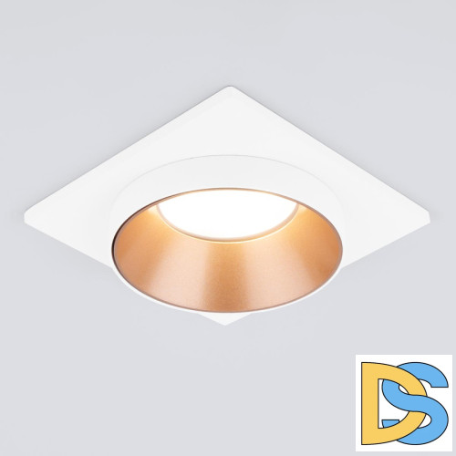 Встраиваемый светильник Elektrostandard 116 MR16 золото/белый 4690389168970