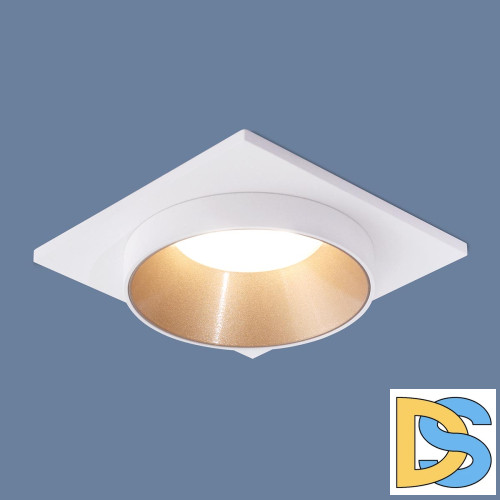 Встраиваемый светильник Elektrostandard 116 MR16 золото/белый 4690389168970