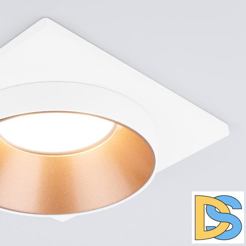 Встраиваемый светильник Elektrostandard 116 MR16 золото/белый 4690389168970