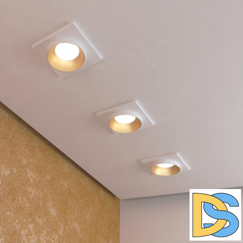 Встраиваемый светильник Elektrostandard 116 MR16 золото/белый 4690389168970