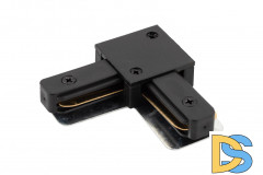 Коннектор L-образный Denkirs DK Track Black TR1102-BK