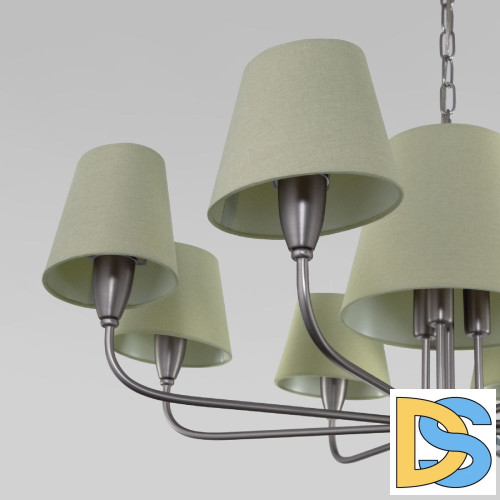 Подвесная люстра Eurosvet Milos 60153 никель a064992