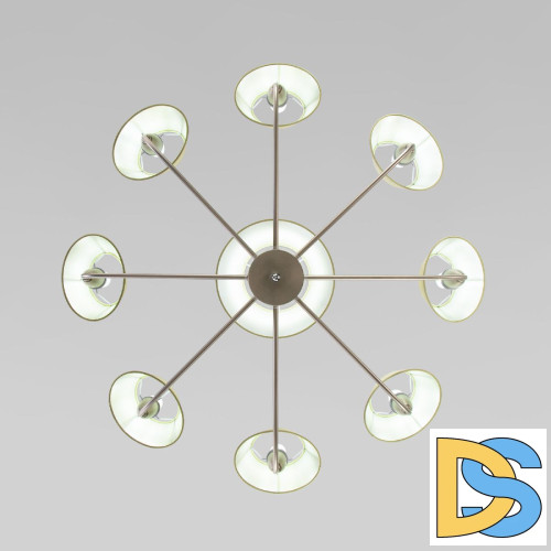 Подвесная люстра Eurosvet Milos 60153 никель a064992