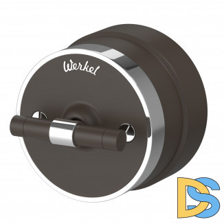 Выключатель на 4 положения двухклавишный (мокко матовый/хром) W5822052