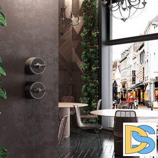 Выключатель на 4 положения двухклавишный (мокко матовый/хром) W5822052