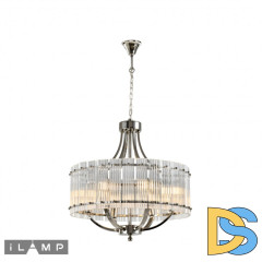 Подвесная люстра iLamp Silverstone P9504-6 Nickel