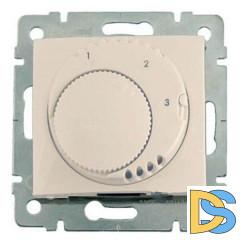 Термостат Legrand Valena Комфорт с выключателем слоновая кость 774127