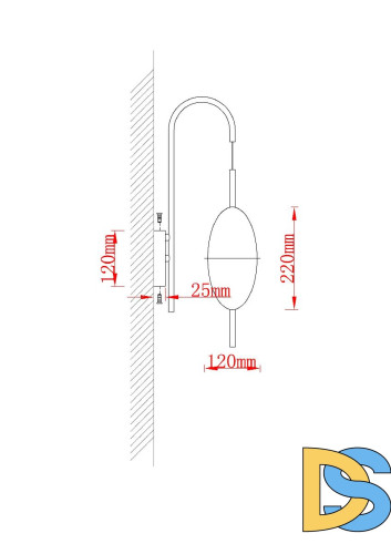 Бра Arte Lamp Andromeda A2089AP-3GO