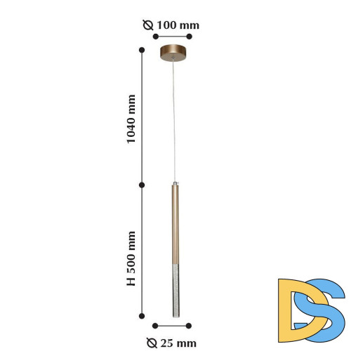 Подвесной светодиодный светильник Favourite Cylindro 2210-1P