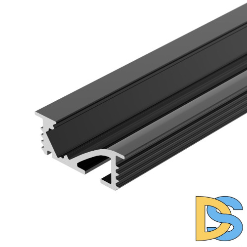 Алюминиевый профиль Arlight SL-BEVEL-W21-F-2000 ANOD BLACK 048997