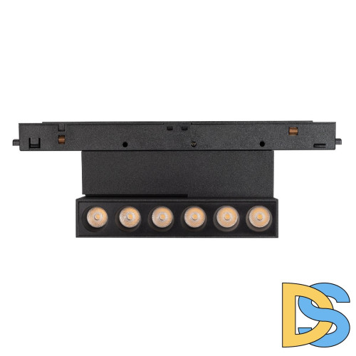 Трековый магнитный светильник Arlight MAG-ORIENT-DOTS-FOLD-S195-6W Day4000 (BK, 30 deg, 48V, DALI) 041529