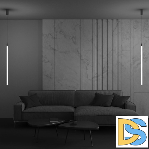 Подвесной светодиодный светильник Maytoni Technical Ray P022PL-L20G3K