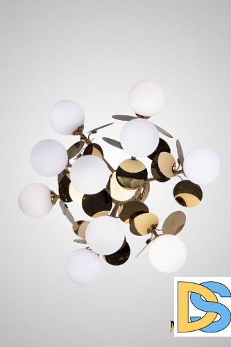 Настенно-потолочный светильник AM Group AM397 AP10 GOLD