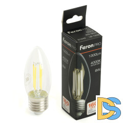 Светодиодная лампа Feron LB-1208 E27 8W 4000K 51242