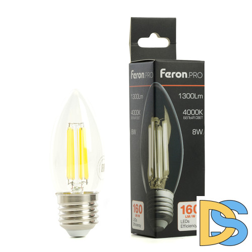 Светодиодная лампа Feron LB-1208 E27 8W 4000K 51242