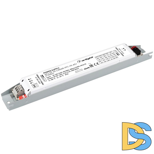 Блок питания Arlight ARJ-SP-40-LINEAR-PFC-HV-ADJ (40W, 50-160V, 0.25-0.4A, IP20) 033334(1)
