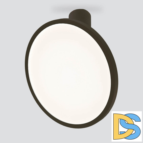 Накладной светильник Elektrostandard DLS029 12W 4200K черный матовый