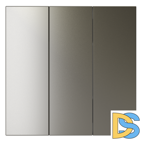 Клавиши для выключателя/переключателя трехклавишного, S70 (шелк)