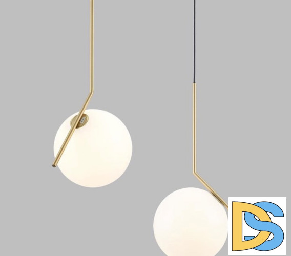 Подвесной светильник Elvan PD-4457L/1-E14-Gl